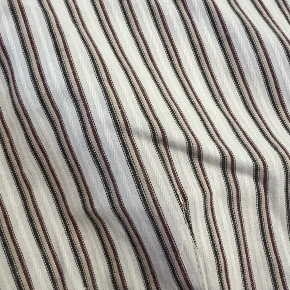 Croft & Barrow Striped 3/4 Sleeve‎ Collared Stretch Button Up Shirt Sz L EUC - Picture 5 of 7